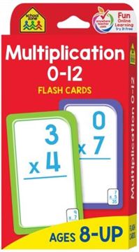 Imagem de MULTIPLICATION 0-12 - FLASH CARDS