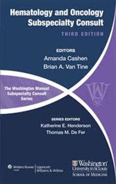 Imagem de WASHINGTON MANUAL OF HEMATOLOGY AND ONCOLOGY SUBSPECIALTY CONSULT - 3RD EDITION