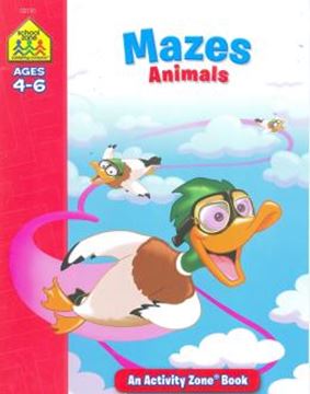 Imagem de MAZES ANIMALS - AGES 4-6 - AN ACTIVIVITY ZONE BOOK