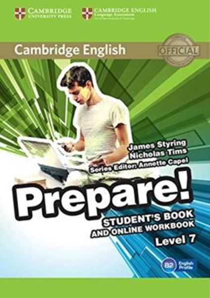Picture of CAMBRIDGE ENGLISH PREPARE! 7 STUDENT´S BOOK  WITH ONLINE WORKBOOK - 1ST ED