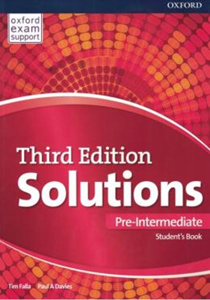 Picture of SOLUTIONS PRE-INTERMEDIATE STUDENT´S BOOK AND ONLINE PRACTICE PACK - 3RD ED