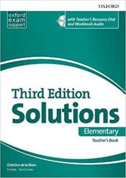 Imagem de SOLUTIONS ELEMEMTARY TB AND RESOURCE DISC PACK - 3RD ED.