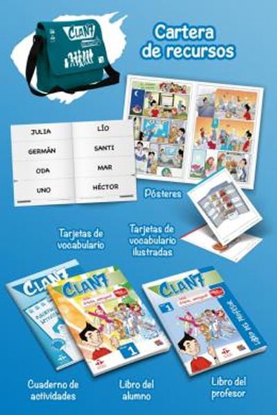 Picture of CLAN 7 CON HOLA AMIGOS! NIVEL INICIAL CARTERA DE RECURSOS PARA EL PROFESOR