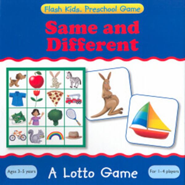 Picture of FLASH KIDS PRESCHOOL GAME : SAME AND DIFFERENT -  A LOTTO GAME