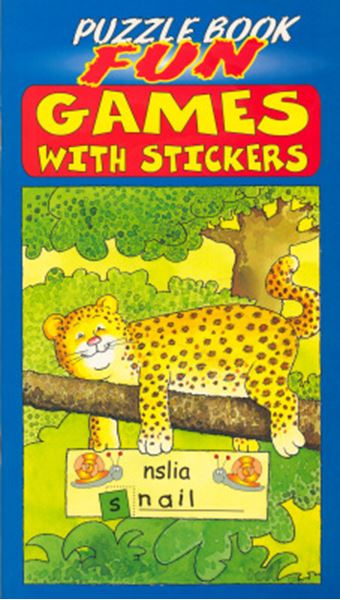 Picture of PUZZLE BOOK FUN GAMES WITH STICKERS