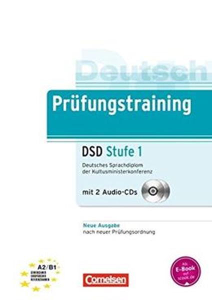 Picture of PRUFUNGSTRAINING DAF - A2-B1 - DSD STUFE 1 UBUNGSBUCH MIT CDS UND LUSUNGSBEILEGER
