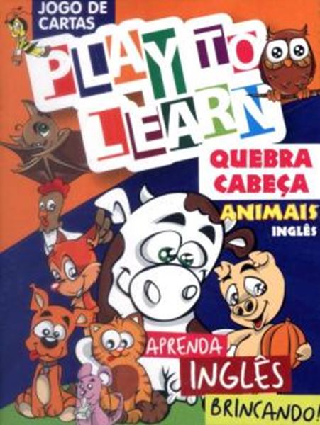 Picture of PLAY TO LEARN - JOGO DE CARTAS - QUEBRA-CABECA ANIMAIS