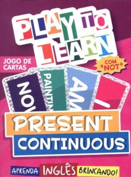 Picture of PLAY TO LEARN - JOGO DE CARTAS - PRESENT CONTINUOUS