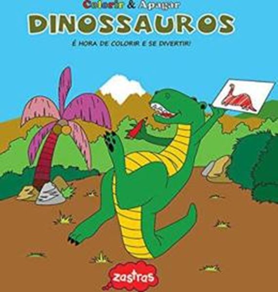 Picture of DINOSSAUROS - COLORIR E APAGAR