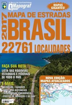 Imagem de MAPA DE ESTRADAS BRASIL 2017