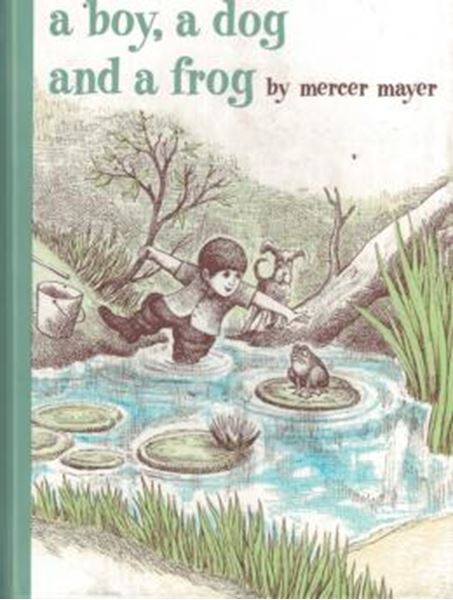Picture of A BOY, A DOG AND A FROG