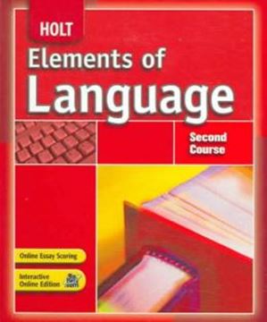 Imagem de ELEMENTS OF LANGUAGE - GRADE 8