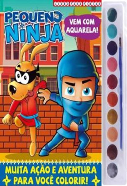 Picture of PEQUENO NINJA - LIVRO PARA PINTAR COM AQUARELA