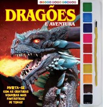 Imagem de DRAGOES VOL. 2 - LIVRO PARA PINTAR COM AQUARELA