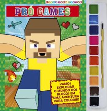 Imagem de PRO-GAMES VOL. 4 - LIVRO PARA PINTAR COM AQUARELA