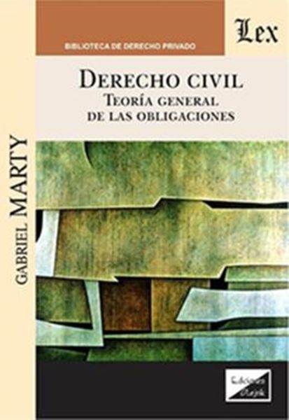 Picture of DERECHO CIVIL - TEORIA GENERAL DE LAS OBLIGACIONES