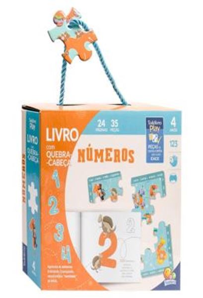 Picture of TODOLIVRO PLAY - LIVRO COM QUEBRA-CABECA - NUMEROS