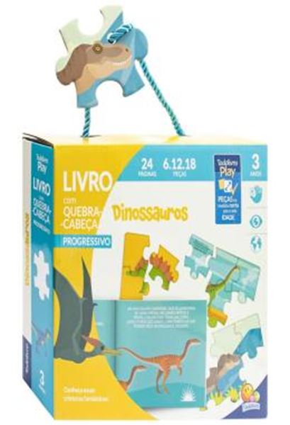 Picture of TODOLIVRO PLAY - LIVRO COM QUEBRA-CABECA - DINOSSAUROS
