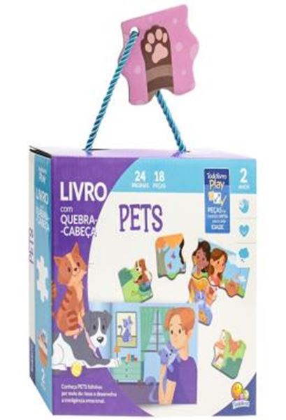 Picture of TODOLIVRO PLAY - LIVRO COM QUEBRA-CABECA - PETS