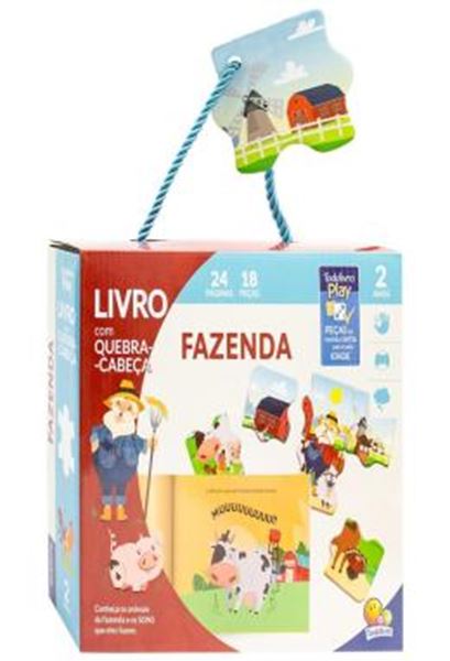 Picture of TODOLIVRO PLAY - LIVRO COM QUEBRA-CABECA - FAZENDA