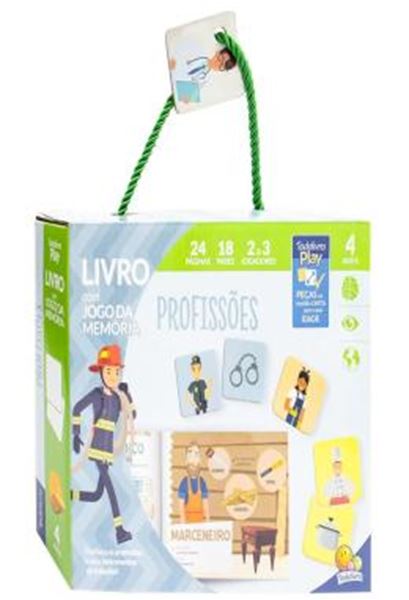 Picture of TODOLIVRO PLAY - LIVRO COM JOGO DA MEMORIA - PROFISSOES