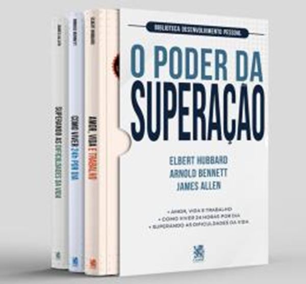 Picture of BIBLIOTECA DESENVOLVIMENTO PESSOAL: O PODER DA SUPERACAO - BOX COM 3 LIVROS