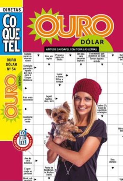 Picture of PALAVRAS-CRUZADAS DIRETAS COQUETEL OURO DOLAR 54