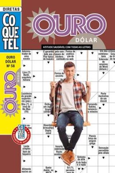 Picture of PALAVRAS-CRUZADAS DIRETAS COQUETEL OURO DOLAR - 58ª ED