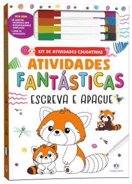 Picture of COLECAO KIT DE ATIVIDADES EDUCATIVAS - ATIVIDADES FANTASTICAS - ESCREVA E APAGUE