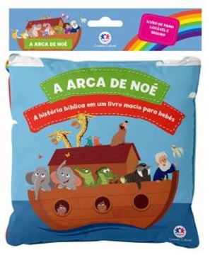 Imagem de A ARCA DE NOE - MEU LIVRO DE PANO - UMA HISTORIA BIBLICA EM UM LIVRO MACIO PARA BEBES