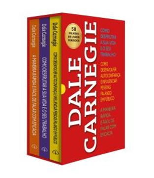Imagem de BOX DALE CARNEGIE - AUTOCONFIANCA, ORATORIA E PRODUTIVIDADE - 3 LIVROS DE DESENVOLVIMENTO PESSOAL