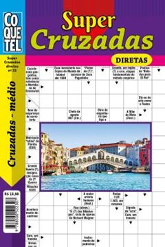 Imagem de LIVRO COQUETEL SUPER PALAVRAS CRUZADAS DIRETAS 33